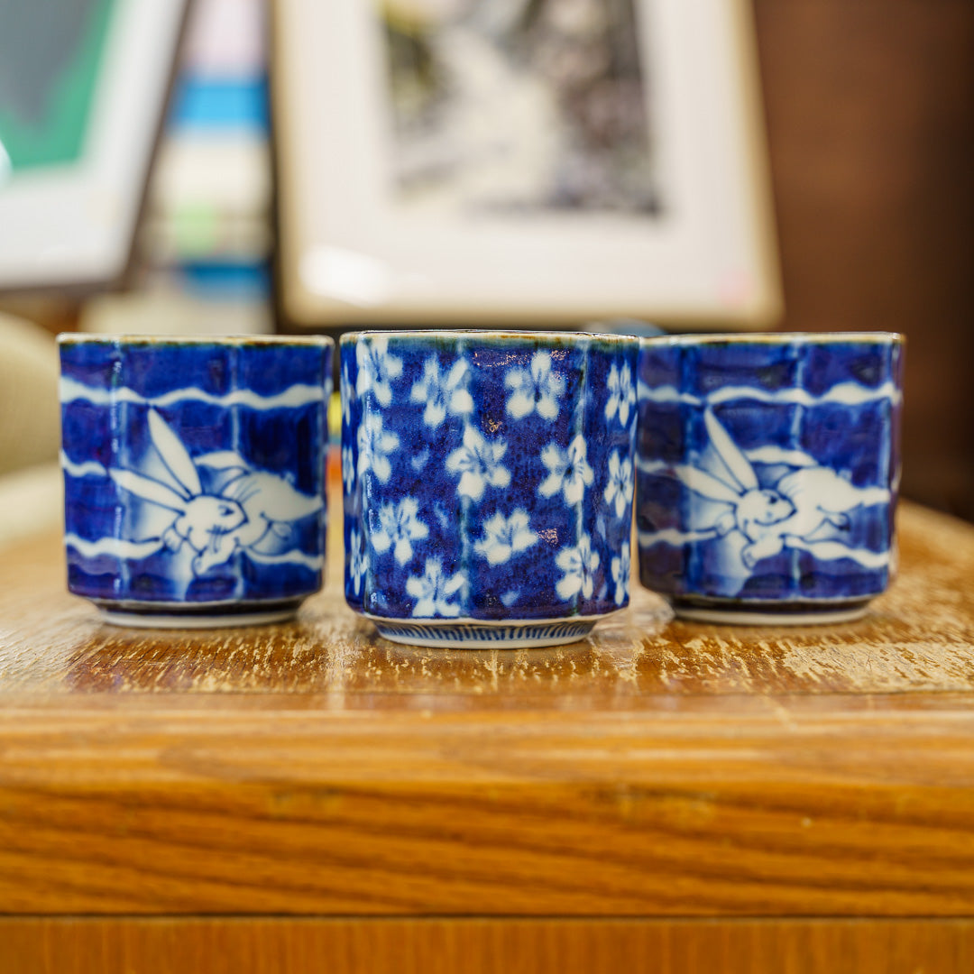 Arita Yaki Yunomi Japanese Porcelain Tea Set