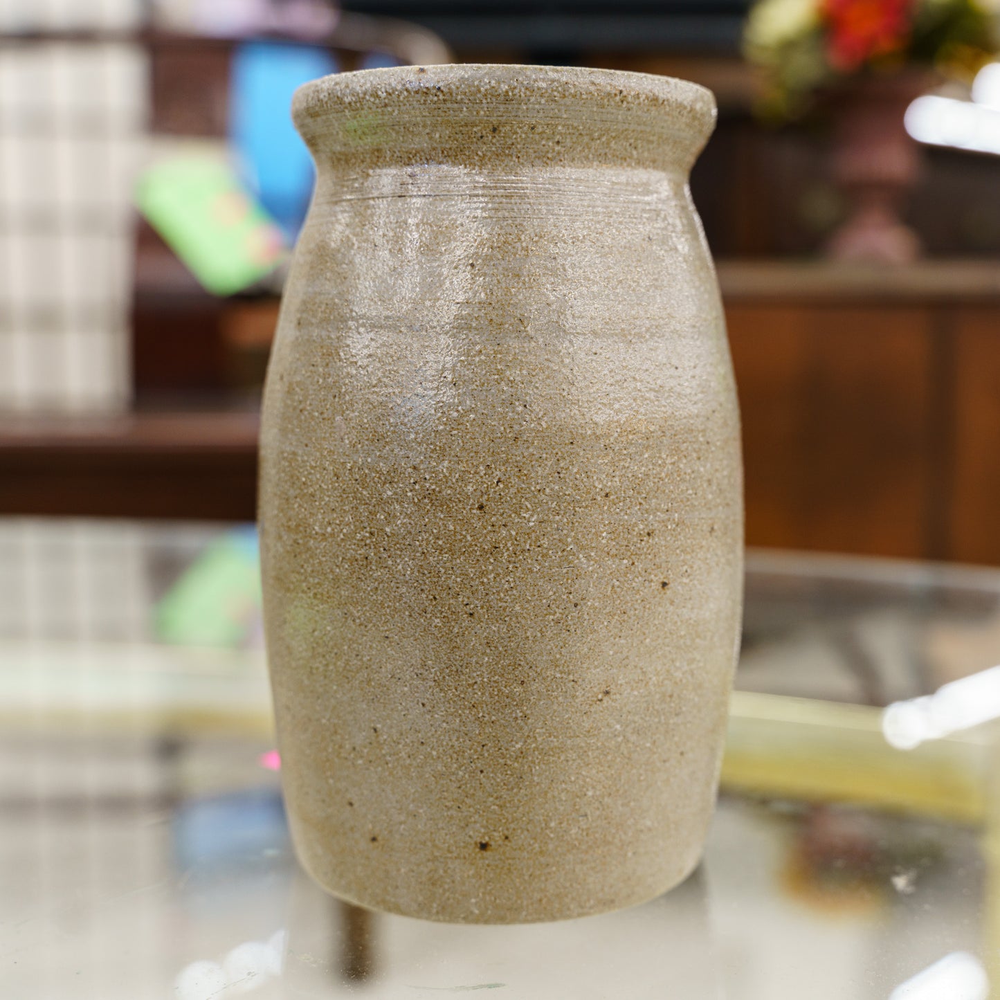 Small Christmas Crock - Salmon Falls Stoneware, 1969