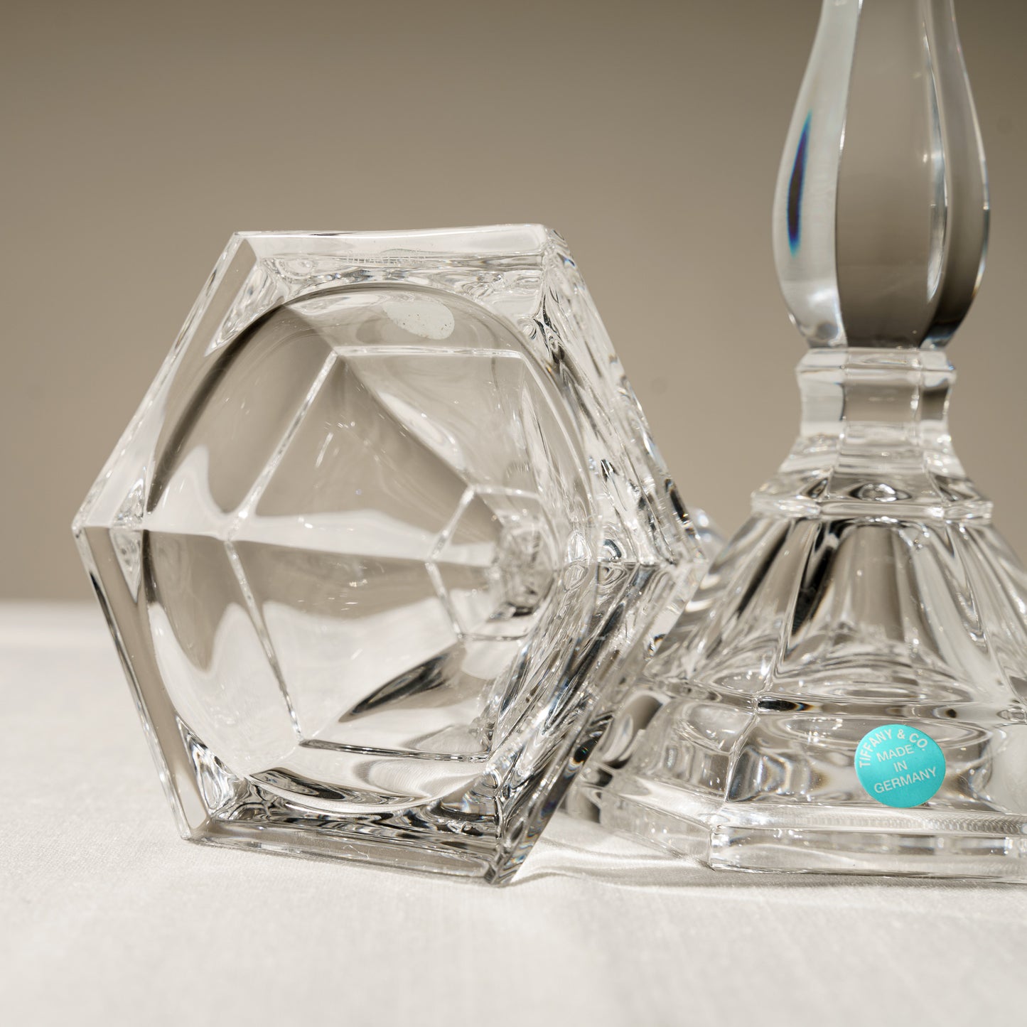 Tiffany Crystal Candlesticks