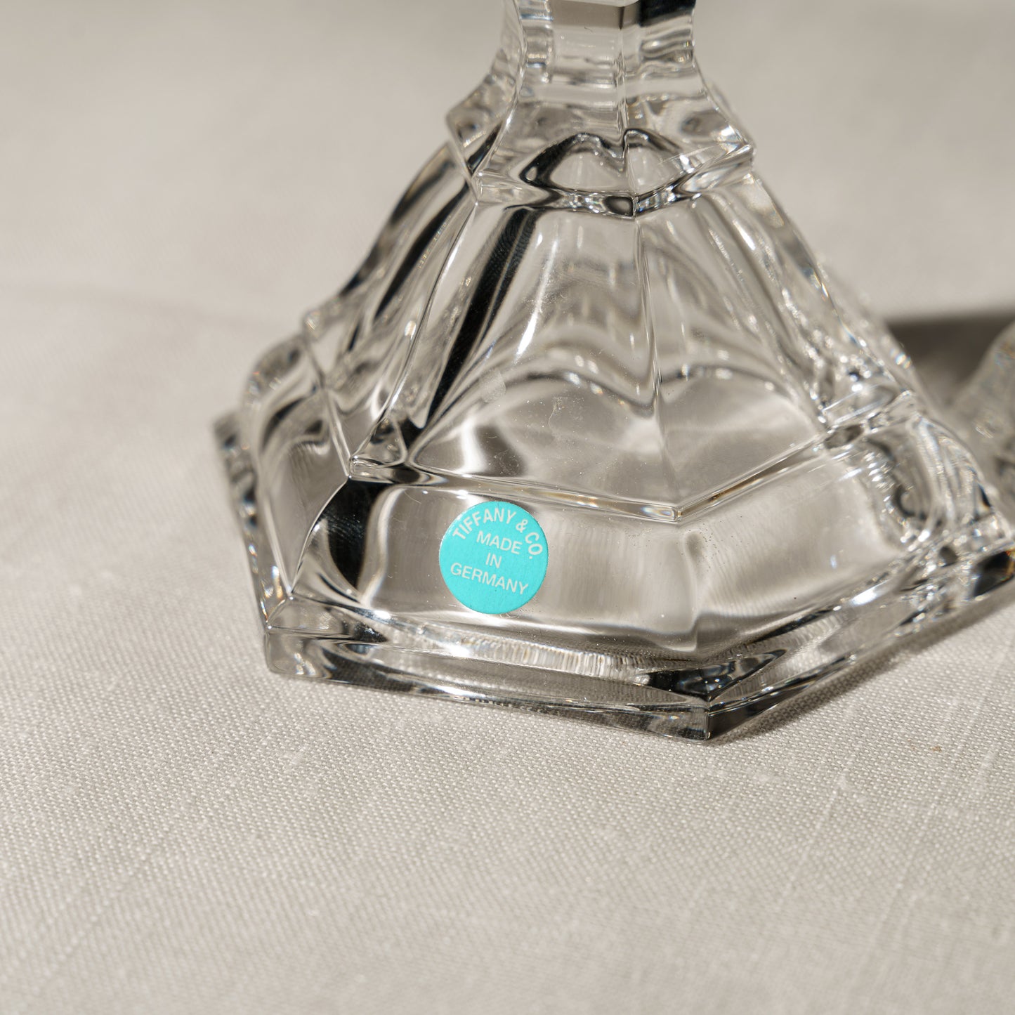 Tiffany Crystal Candlesticks