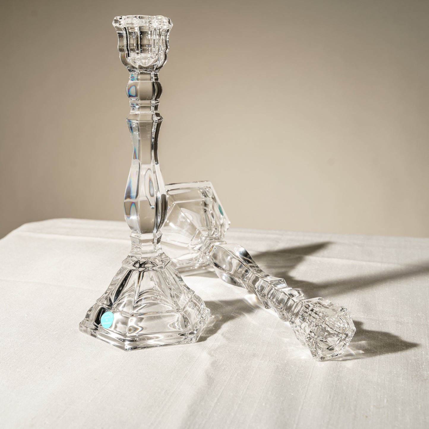 Tiffany Crystal Candlesticks
