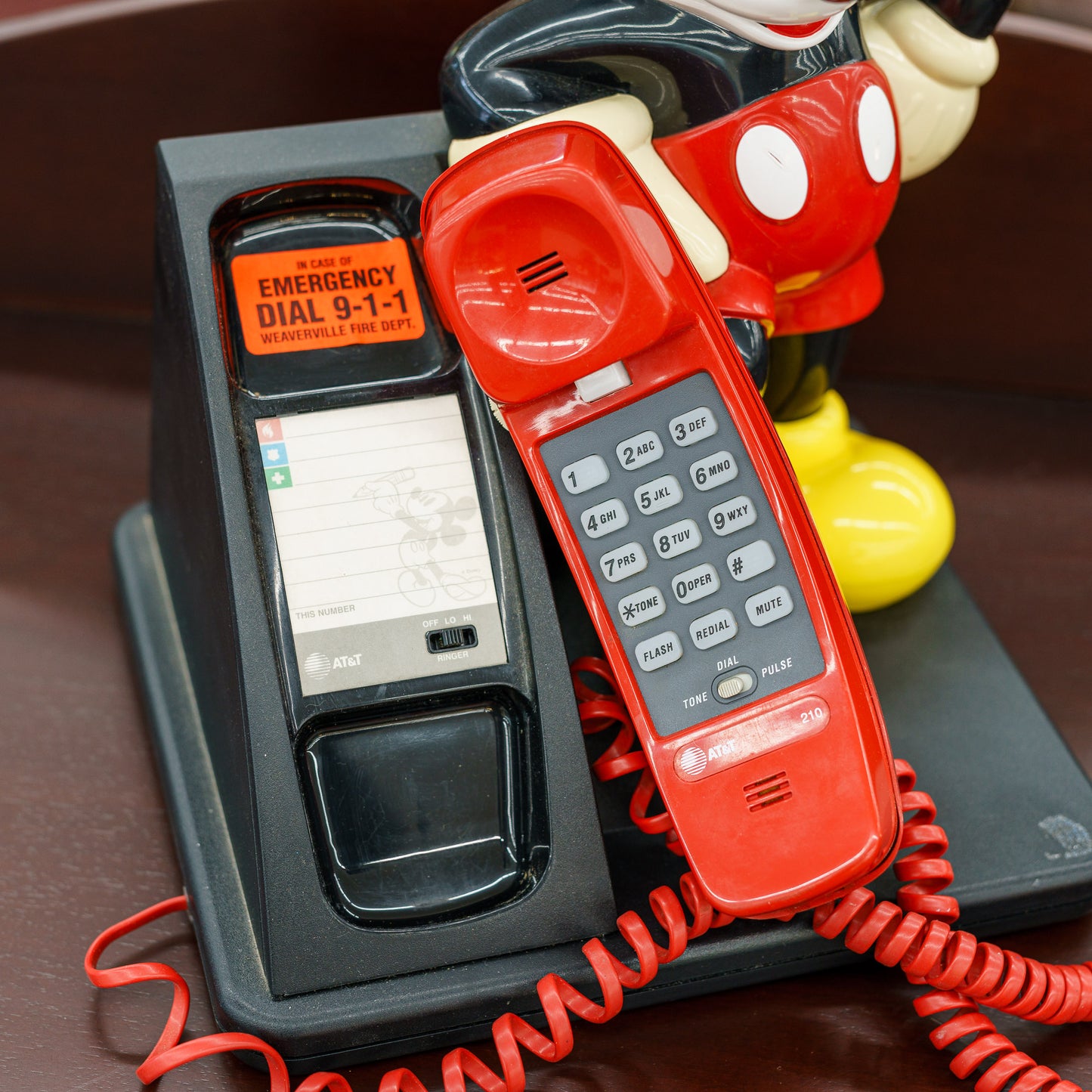 Rare Vintage Disney Mickey Mouse Phone