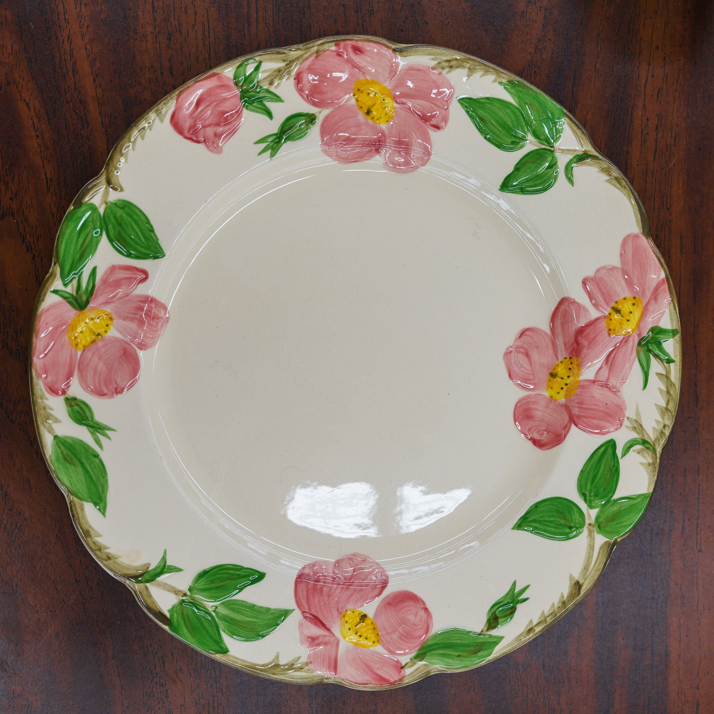 1960s Vintage Franciscan Desert Rose Dinnerware Collection - 44 pieces