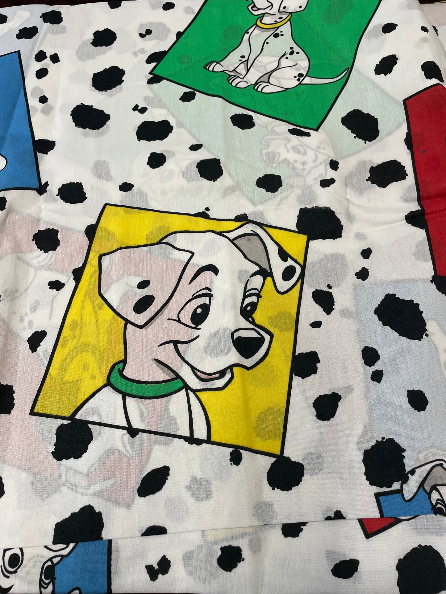 80’s & 90’s Fabrics, 12 large pcs, TMNT, Batman, Dinosaurs, 101 Dalmatians, Vintage