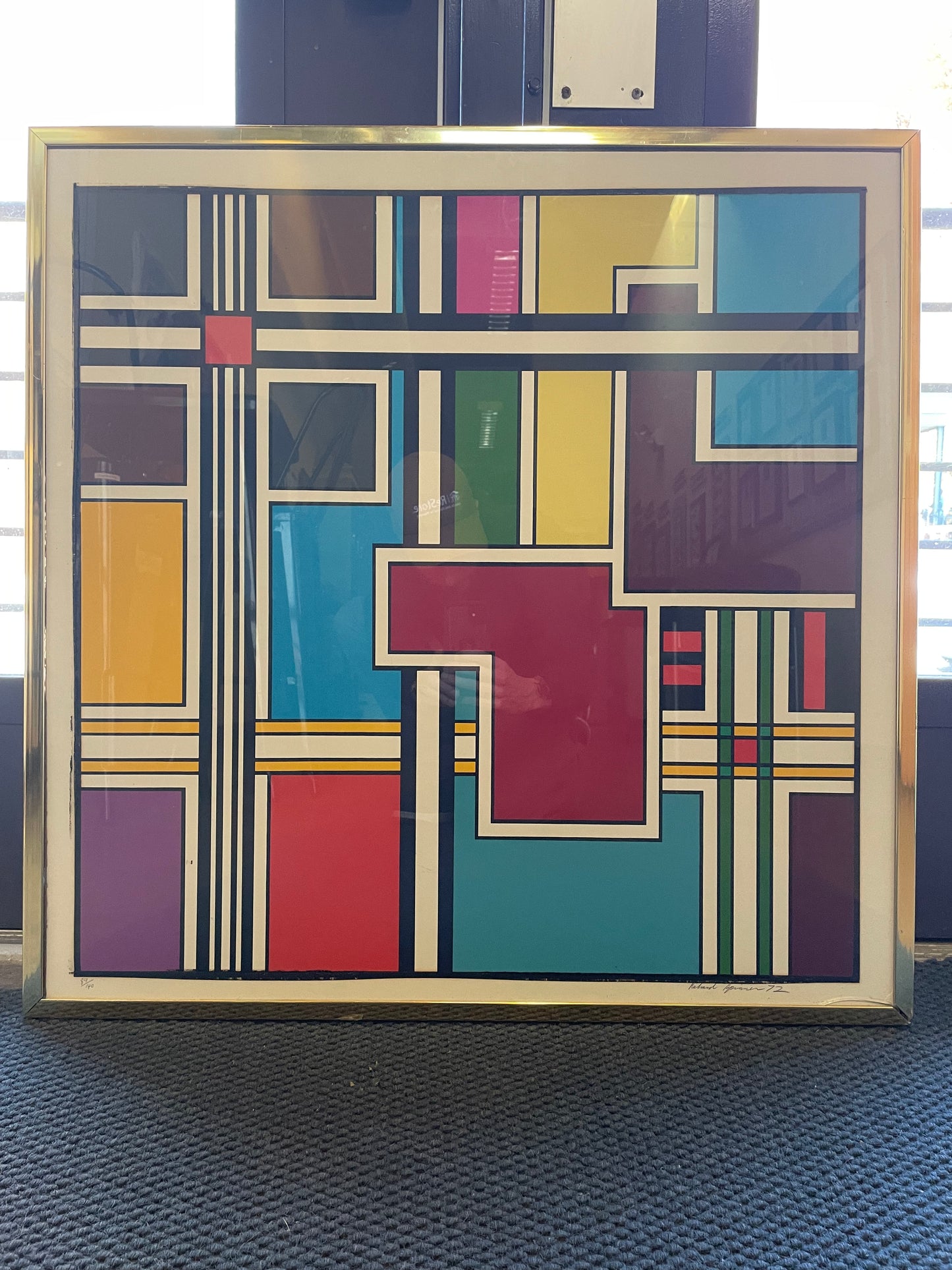Richard Spinner Art Print (84/140 1972) 27.5” x 27.5”