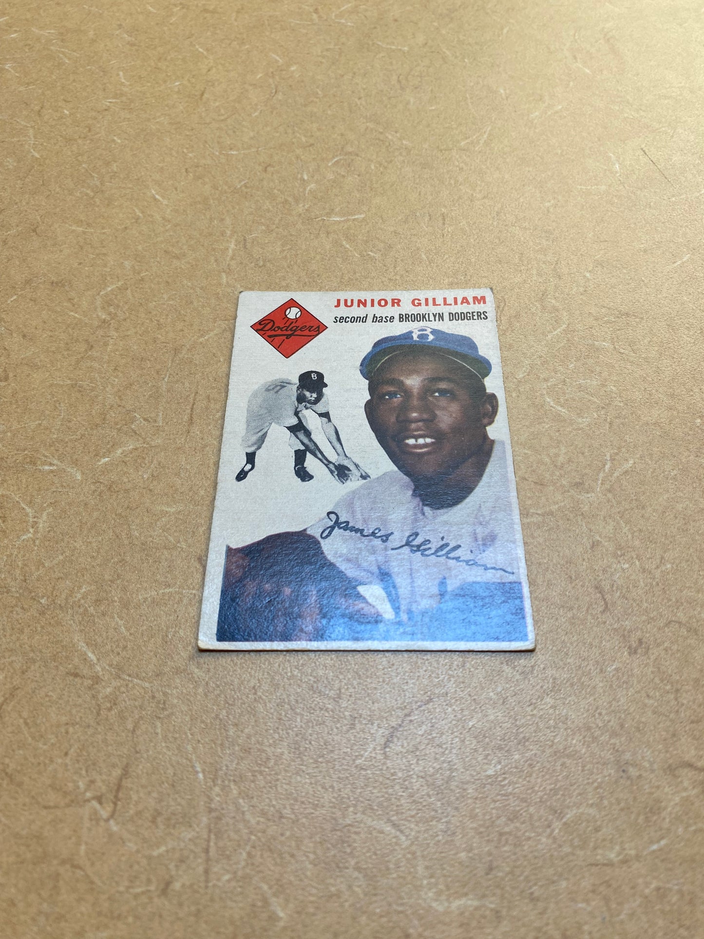 Topps 1954 #35 Junior Gilliam