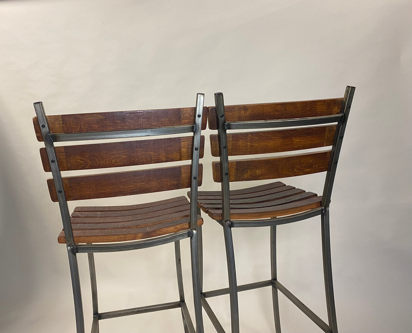 Bar Stools - Metal and Wood