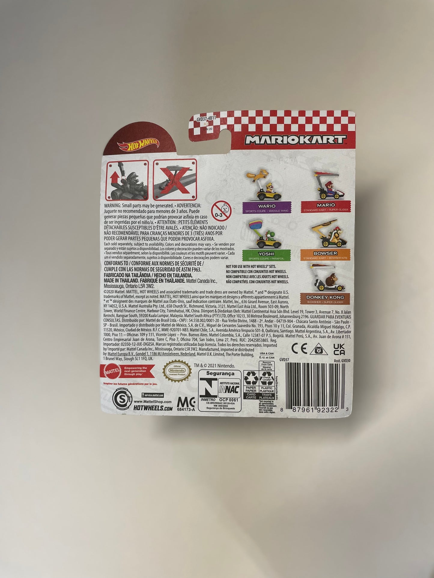 Mario Kart Donkey Kong Hot Wheels Toy