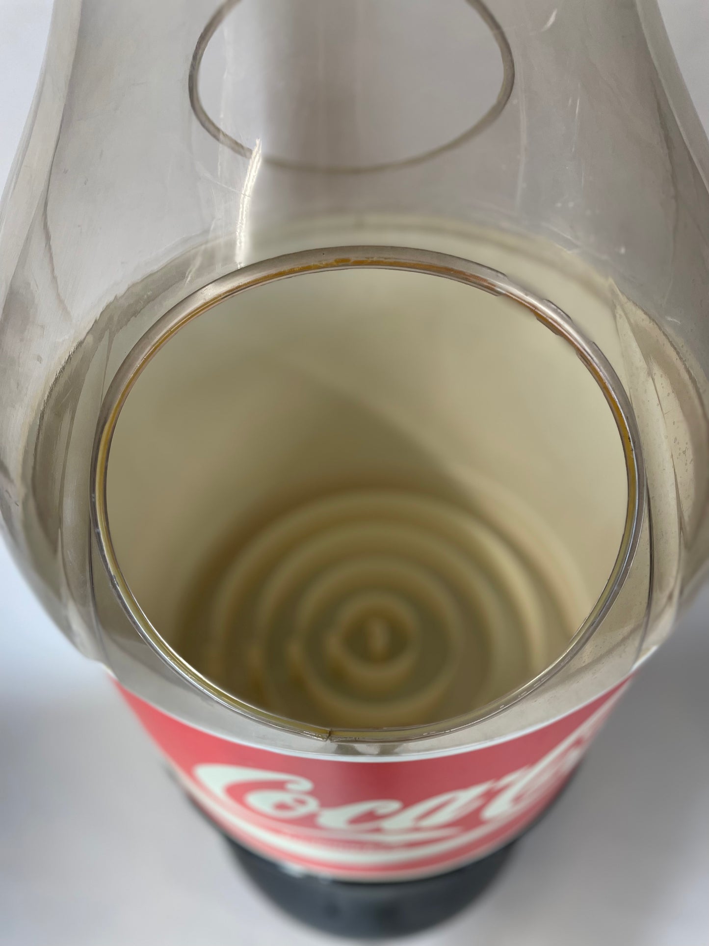 Giant Vintage Bottle-Shaped Coca Cola Ice Cooler