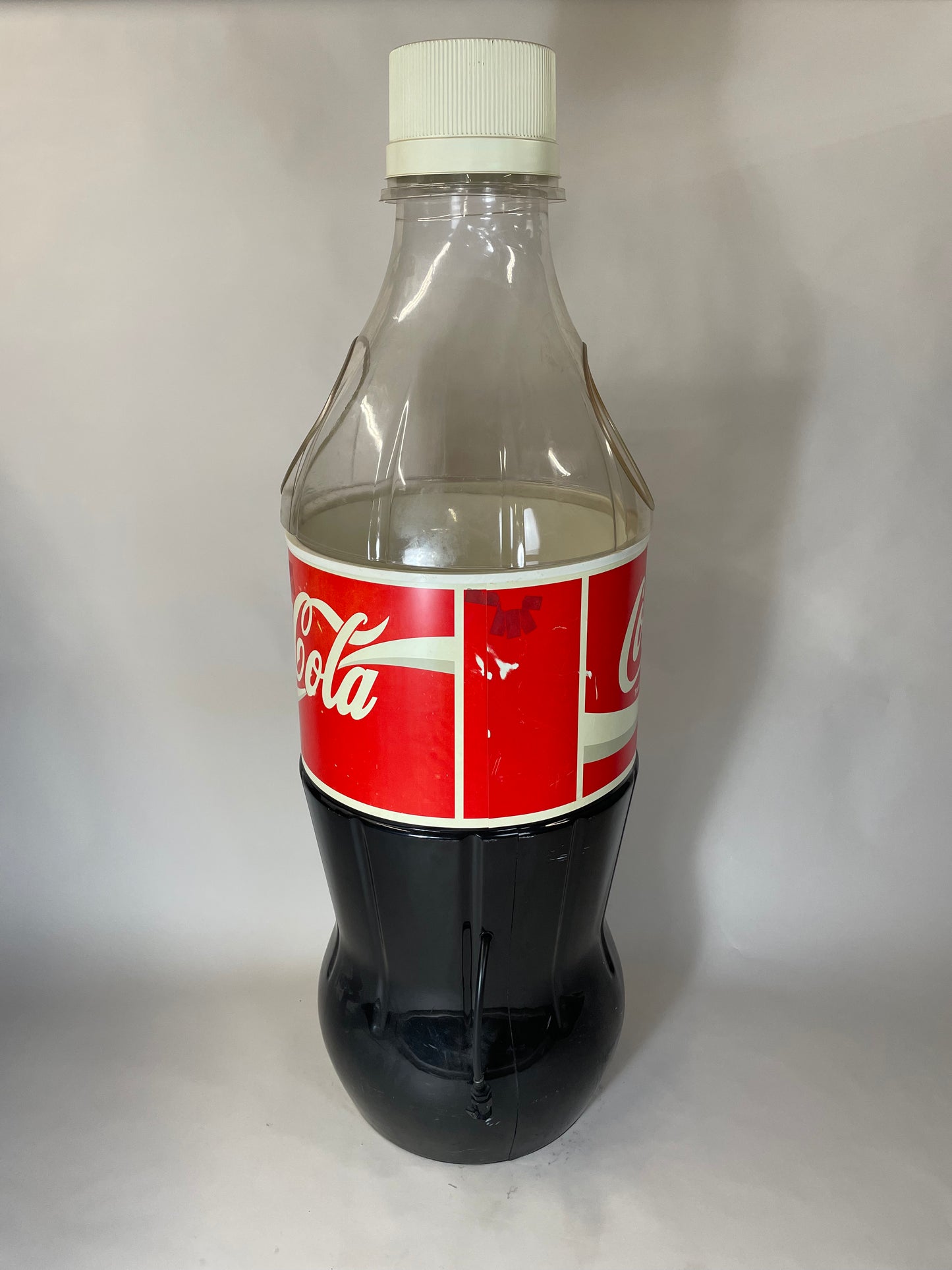 Giant Vintage Bottle-Shaped Coca Cola Ice Cooler
