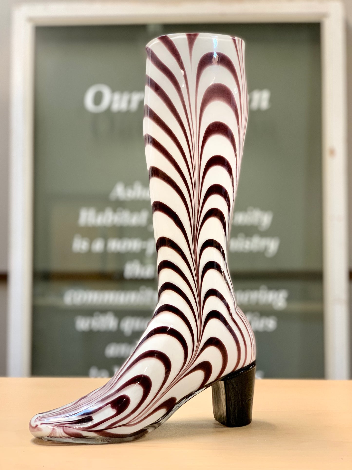 Glass Boot Art