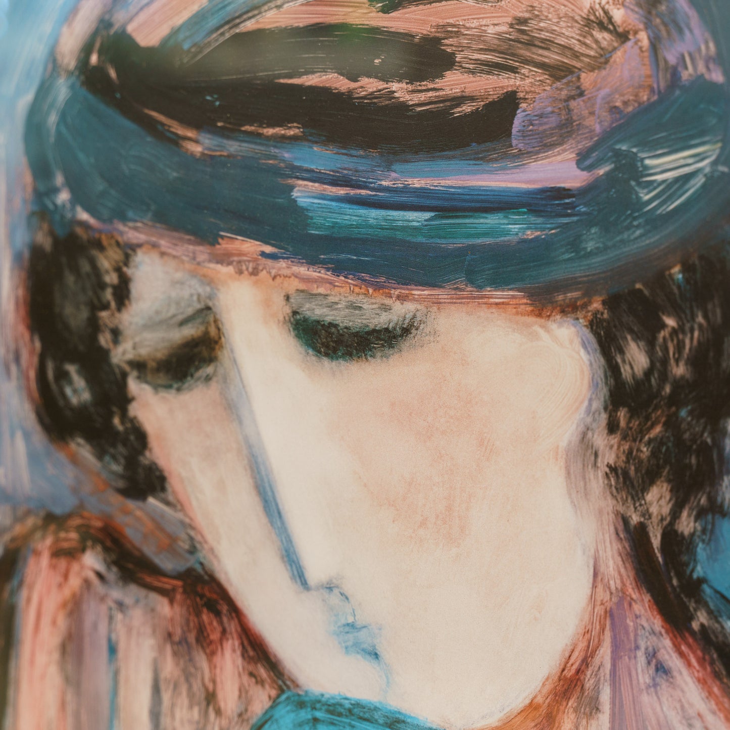 Green Glove, signed by listed artist Barbara Wood