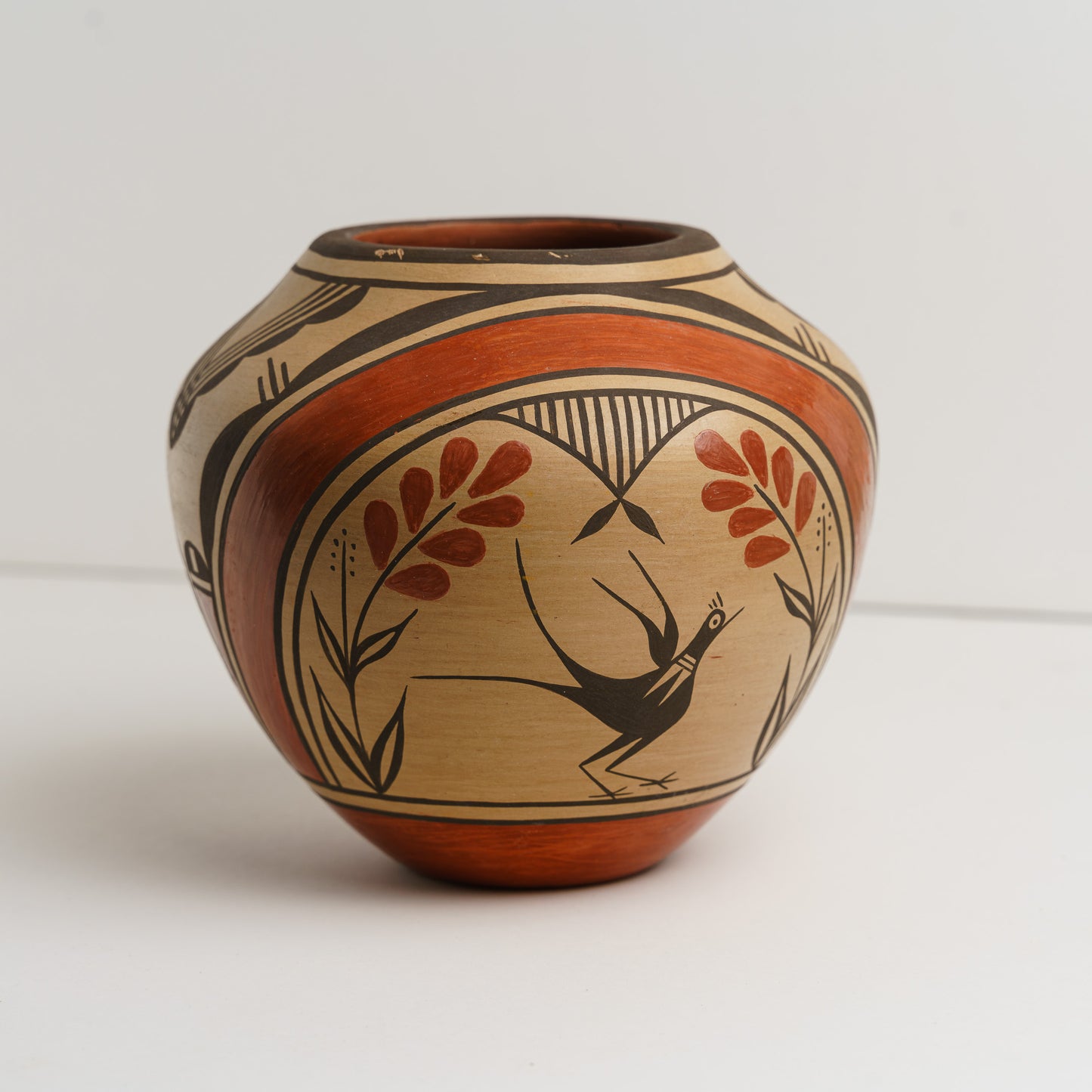 Vintage Pueblo Indian Pot by Erlinda Pino Zia
