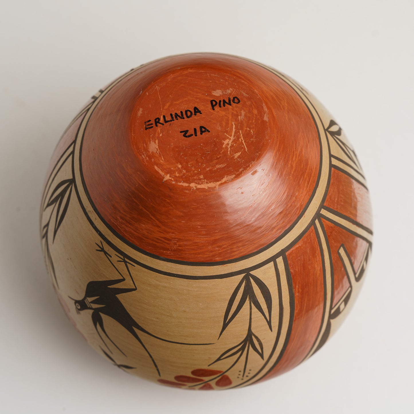 Vintage Pueblo Indian Pot by Erlinda Pino Zia