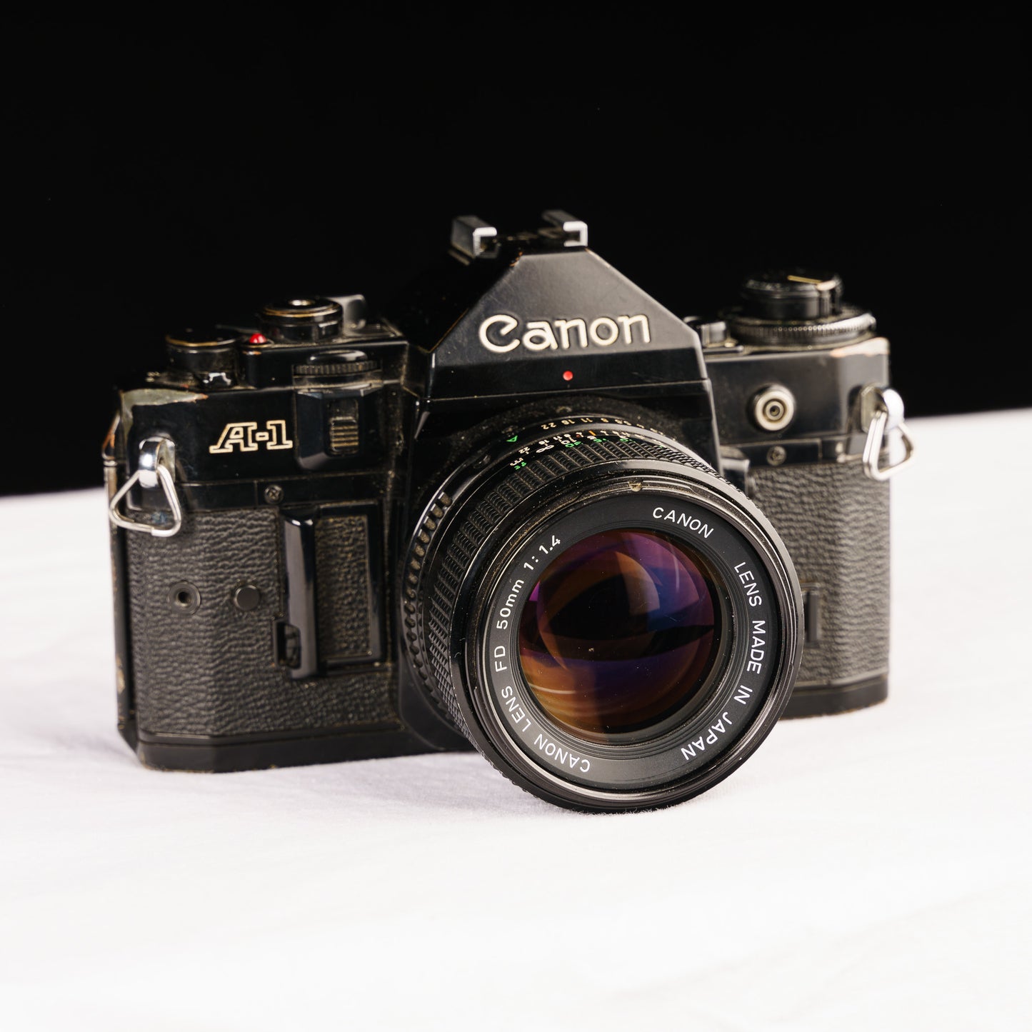 Canon A-1 35mm Film SLR with Canon FD 50mm f/1.4 Lens