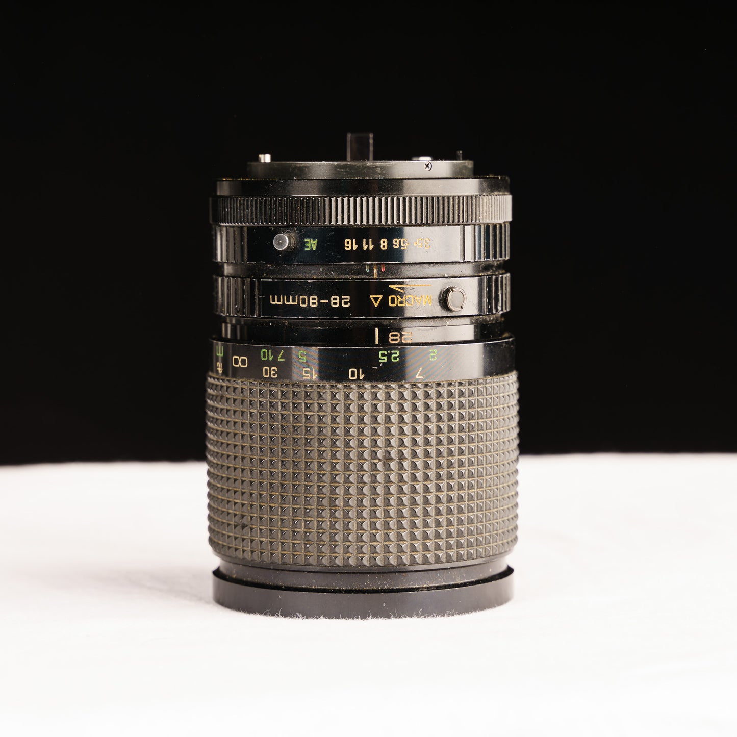 Canon AE-1 35mm Film SLR with Sakar Macro 28-80mm f/3.5-4.5 Lens
