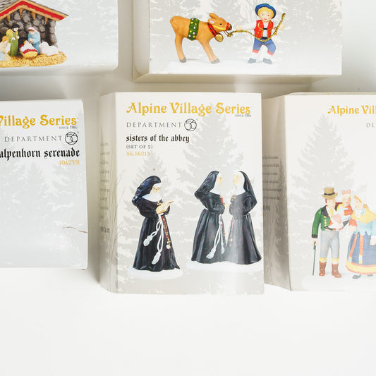 Department 56 Alpine Village Series - sisters of the abbey - NIB