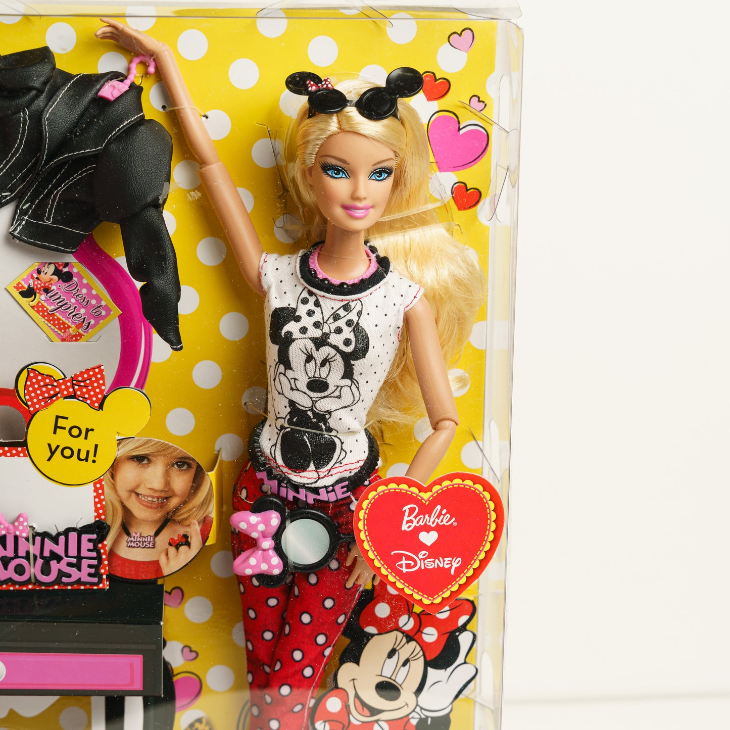 RARE - Barbie loves Minnie Doll - NIB
