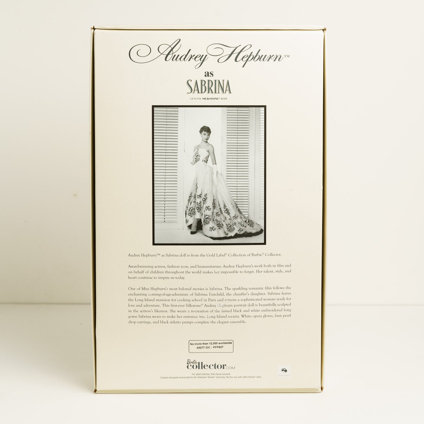 Barbie Collector's Gold Label Audrey Hepburn as Sabrina Doll