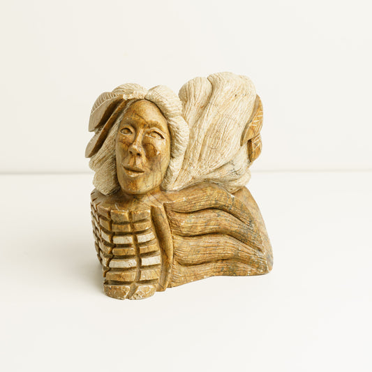 Original Soapstone Carving by Native American Artist Loreen Henry