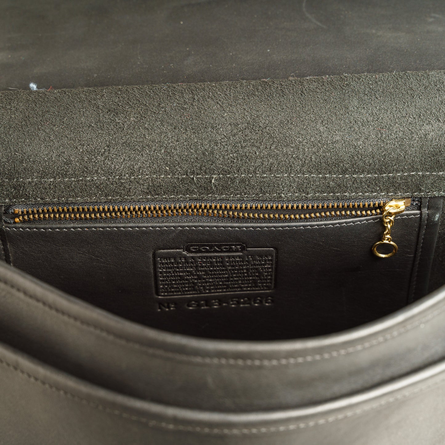 Leather Coach Briefcase - Monogrammed