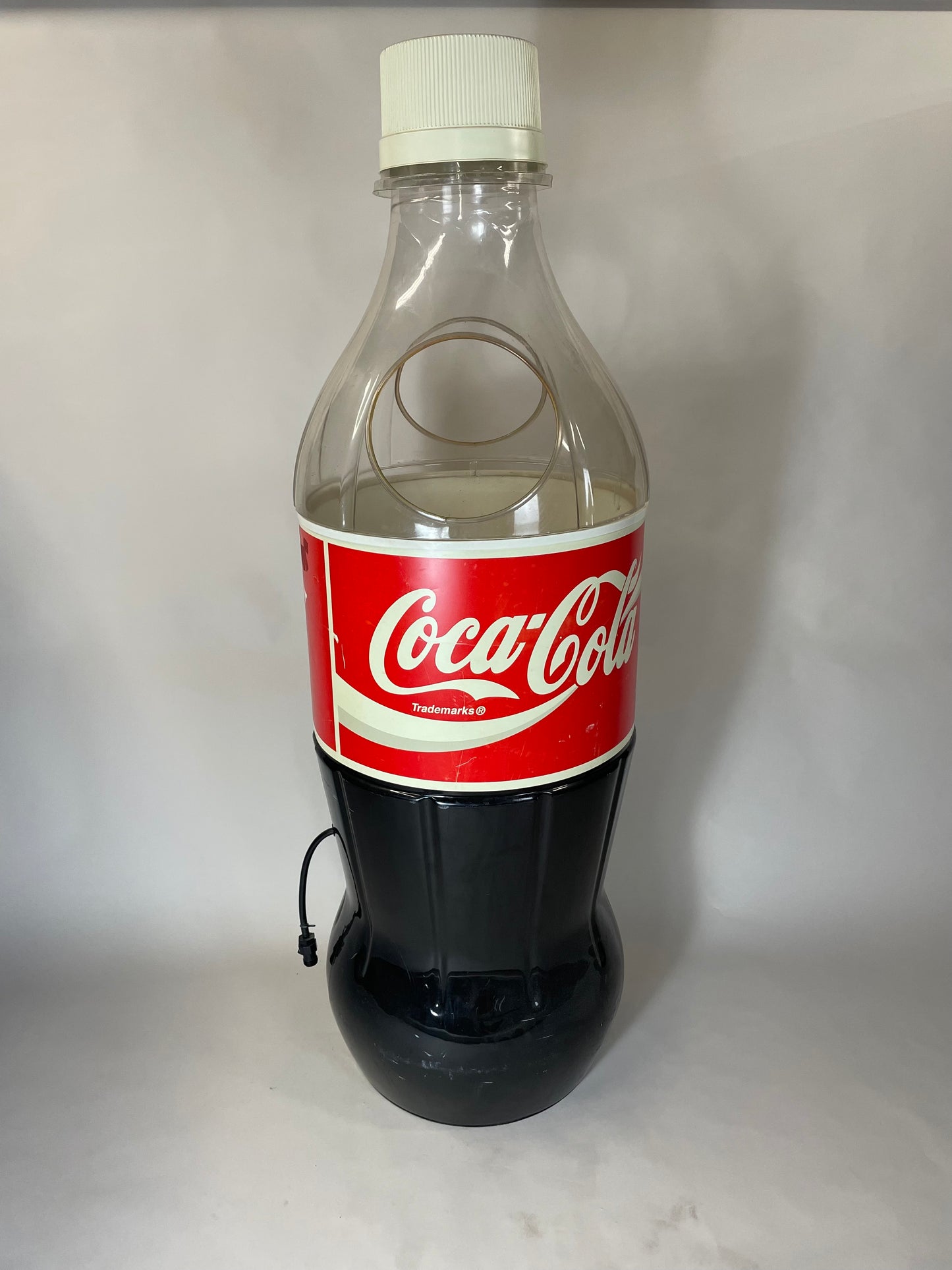 Giant Vintage Bottle-Shaped Coca Cola Ice Cooler