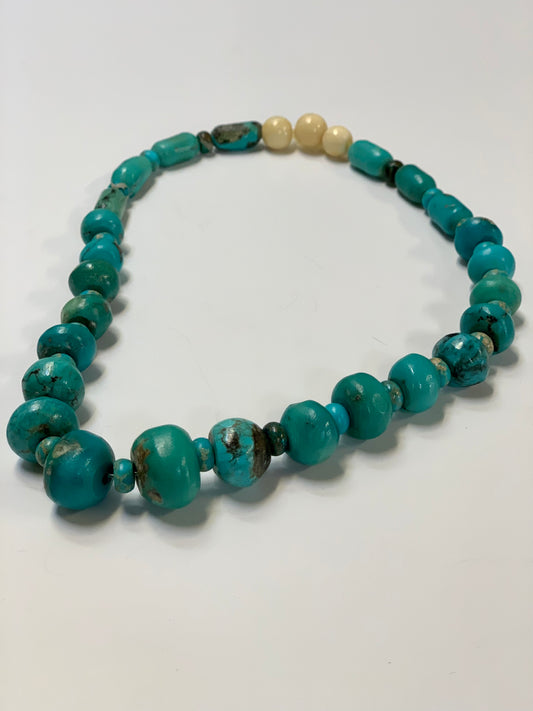Beaded Turquoise Necklace