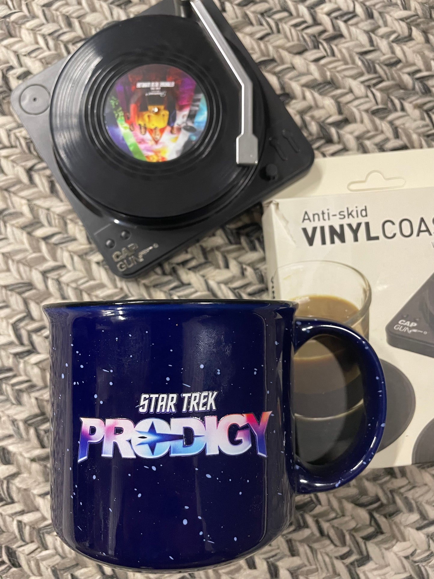 Star Trek Mini Record Player Coaster and Mug Set