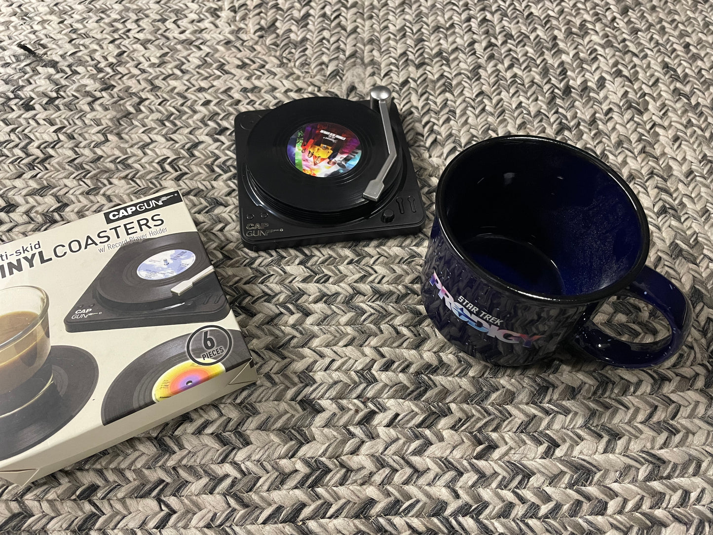 Star Trek Mini Record Player Coaster and Mug Set